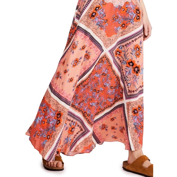 SOLD‼️ FREE PEOPLE Stevie Lace Trim Maxi Dress - Picture 3 of 8